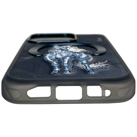 Etui Nimmy Magnetic Fantasy Animal       MagSafe do iPhone 16 Pro Max niebieski