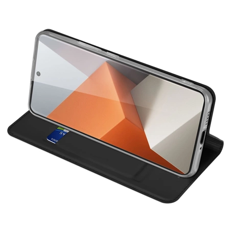 Dux Ducis Skin Pro case with flap and card slot for Xiaomi Redmi Note 13 Pro+ 5G - black