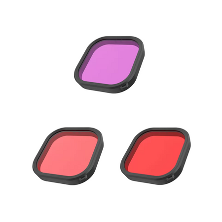 Lens waterproof filter set Telesin for GoPro Hero 9 / Hero 10 (GP-FLT-904)