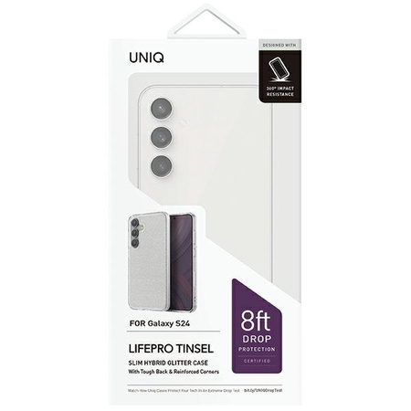 Uniq case LifePro Xtreme Sam S24 S921 transparent glossy/tinsel lucent