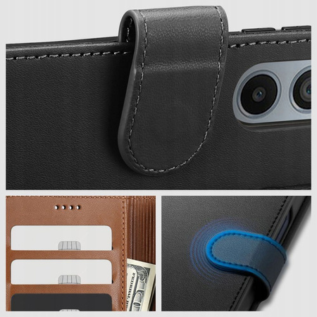 Etui MOTOROLA MOTO EDGE 50 FUSION 5G Tech-Protect Wallet czarne