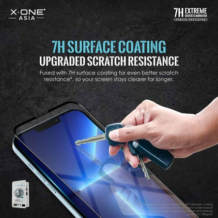 Szkło hartowane X-ONE Extreme Shock Eliminator 4th gen. - do iPhone 14 Pro Max/15 Plus