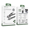 Kabel Acefast C13-05 USB-C - USB-A / USB-C 480Mb/s 3A 0.2m - czarny