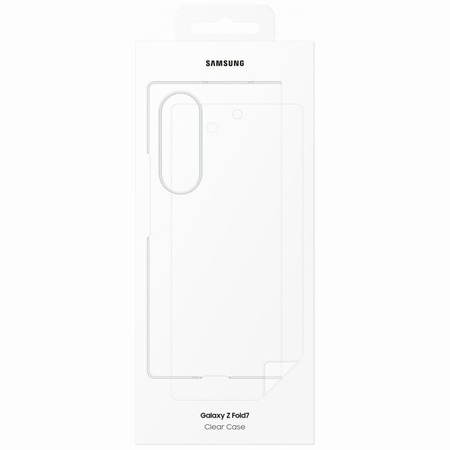 Etui Samsung Clear Case do Galaxy Z      Fold7 przezroczysty