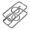 Futerał COLOR EDGE MAG COVER kompatybilny z MagSafe do IPHONE 17 Pro tytanowy szary