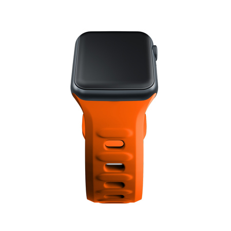 3MK Silicone Watch Strap pomarańczowy/ orange dla Apple Watch 42/44/45/49mm