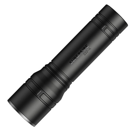 Flashlight Superfire S33-A, USB (black)