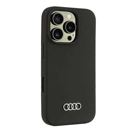 Audi nakładka Silicone Case do iPhone 16 Pro 6.3" czarna
