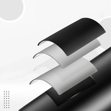 Rockbros 35210029002 Thermo-Fahrradflasche für Getränke 650 ml - schwarz