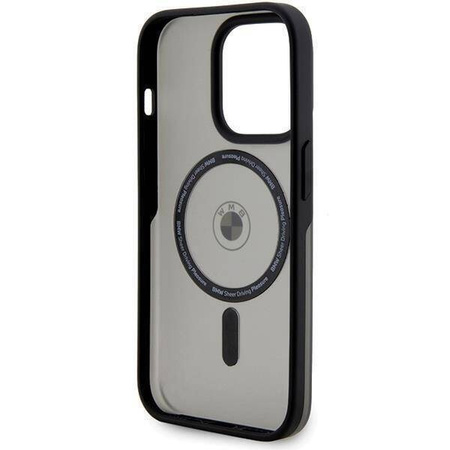 Etui BMW IML Signature MagSafe do iPhone 15 Pro - czarne