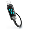 USAMS Kabel USB-C na Lightning 30W 1,2m  Zinc Alloy Fast Charging Data Cable Meteor Series SJ743USB01 (US-SJ743)