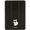 Karl Lagerfeld KLFC10SAKHPCK iPad 10.2&quot; Folio Magnet Allover Cover schwarz/schwarz Saffiano Monogram Choupette