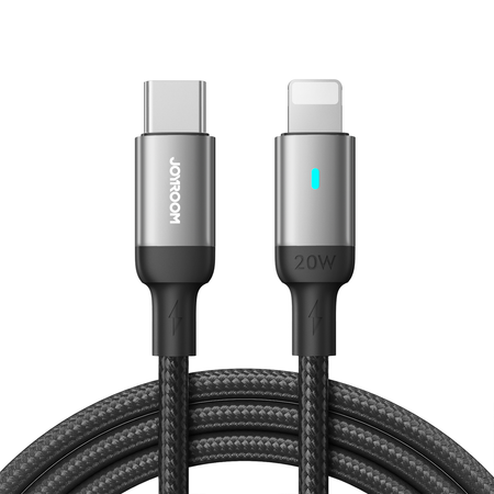 Joyroom Kabel USB C - Lightning 20W A10 Serie 1,2 m schwarz (S-CL020A10)