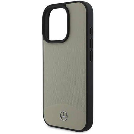 Mercedes nakładka do iPhone 16 Pro Max 6,9" MEHMP16X23RBARE Hardcase MB Textured and Plain Leather MagSafe beżowa