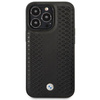 BMW BMHCP14L22RFGK iPhone 14 Pro 6.1" czarny/black Leather Diamond Pattern