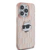 Karl Lagerfeld KLHCP13LHKLPCHP iPhone 13 Pro / 13 6.1" różowy/pink hardcase IML Choupette Head & Monogram