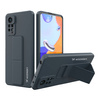 Wozinsky Kickstand Case silikonowe etui z podstawką etui Xiaomi Poco X4 Pro 5G granatowe