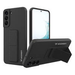 Wozinsky Kickstand Case silikonowe etui z podstawką etui Samsung Galaxy S22+ czarne