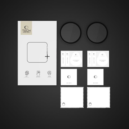 SZKŁO HYBRYDOWE TECH-PROTECT GLASS FLEX+ 2-PACK HUAWEI WATCH 5 (42 MM) BLACK