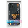 Nimmy etui iPhone 15 6.1" czarny/black    Cool&Cute 2.0 Monkey
