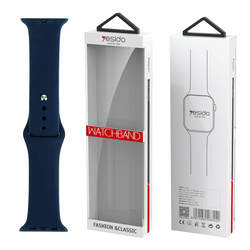 Yesido WB44 Silikonowy Pasek do Apple Watch S 42/44/45 (97+118) #47 DEEP BLUE