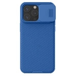 Nillkin CamShield Pro magnetische Hülle für iPhone 15 Pro Max mit Kameraschutz – Blau