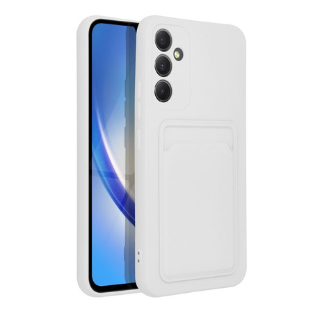 Futerał CARD CASE do SAMSUNG A34 5G biały