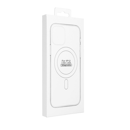 Futerał Clear Mag Cover z ochroną aparatu kompatybilny z MagSafe do IPHONE 12
