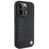 Etui BMW Leather Hot Stamp na iPhone 15 Pro Max - czarne