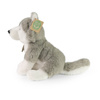 Rappa - Pluszowa realistyczna maskotka Pies Husky siedzący 23 cm Eco-Friendly Soft Collection