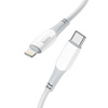 HOCO kabel Typ C do iPhone Lightning 8-pin Power Delivery PD20W Ferry X70 1m biały
