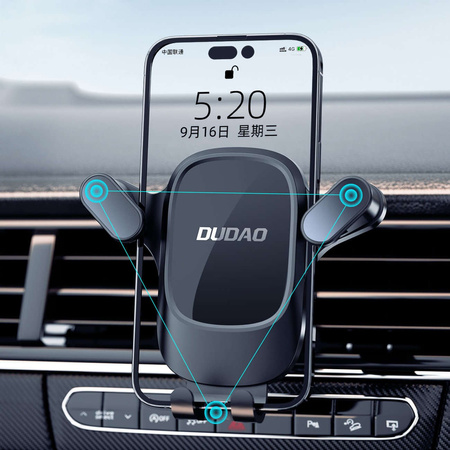 Dudao F5Pro Lüftungs-Autotelefonhalter – Schwarz