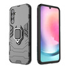 Ring Armor case for Samsung Galaxy A24 4G armored cover magnetic holder ring black