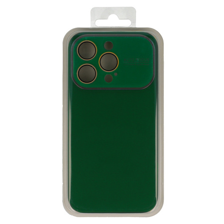 Soft Silicone Lens Case do Iphone 14 Pro zielony