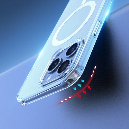 Dux Ducis Clin Mag Hülle mit MagSafe für iPhone 16 Pro – transparent