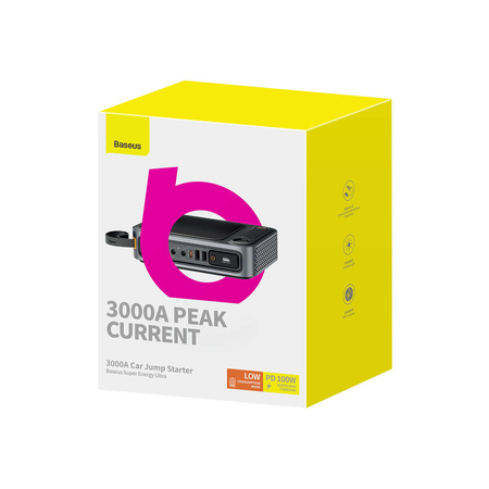 Powerbank Starthilfe 3000A Baseus Super Energy Ultra - schwarz
