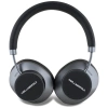 Karl Lagerfeld Saffiano Elongated Bluetooth ANC On-Ear Headphones - Black
