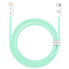 Blavec Kabel Candy oplot - Typ C na Lightning - PD 20W 2,4A 3 metry (CCA-CL24GN30) zielony