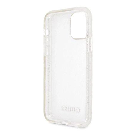 Guess Glitter Case - Etui iPhone 11 Pro (Silver)
