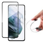 Wozinsky Full Cover Flexi Nano folia szklana szkło hartowane z ramką Samsung Galaxy S21+ 5G (S21 Plus 5G) czarny
