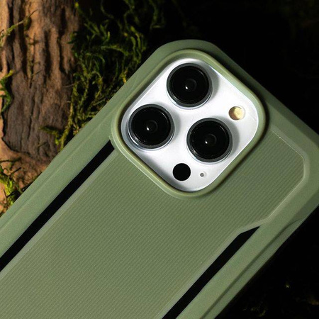 Raptic X-Doria Fort Case iPhone 14 Pro mit gepanzerter MagSafe-Hülle grün