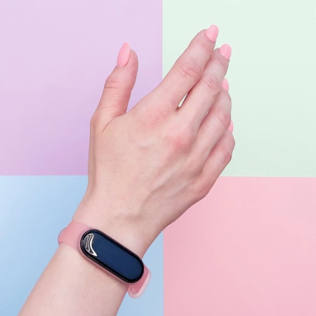 Silicone strap for Xiaomi Mi Band 5 / 6 wristband strap - gold