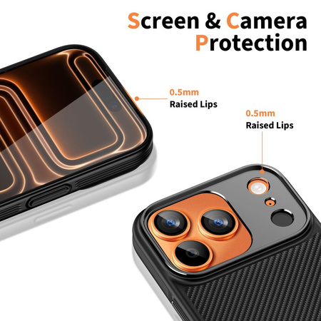 TECH-PROTECT KEVLAR ARAMID MAGSAFE IPHONE 17 PRO MAX BLACK