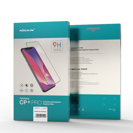 Nillkin CP + PRO ultra-thin tempered glass for the whole screen with 0.2mm 9H frame OnePlus Ace black