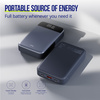 Allity power bank do laptopa APB-200 PD QC 130W 19200 mAh szary