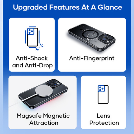 Rock Etui Guard Touch Matte Series Magnetic do Iphone 15 Plus białe