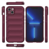Magic Shield Case case for iPhone 14 Plus elastic armored case in burgundy