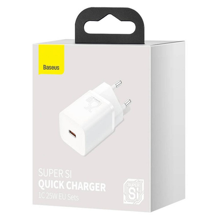Baseus Super Si Quick Charger 1C 25W EU White