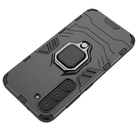 Ring Armor etui do Samsung Galaxy S23 pancerny pokrowiec uchwyt magnetyczny ring czarne