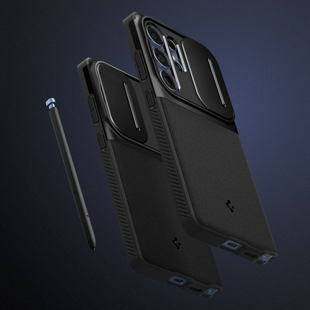 Spigen nakładka Optik Armor do Samsung Galaxy S25 Ultra Czarna